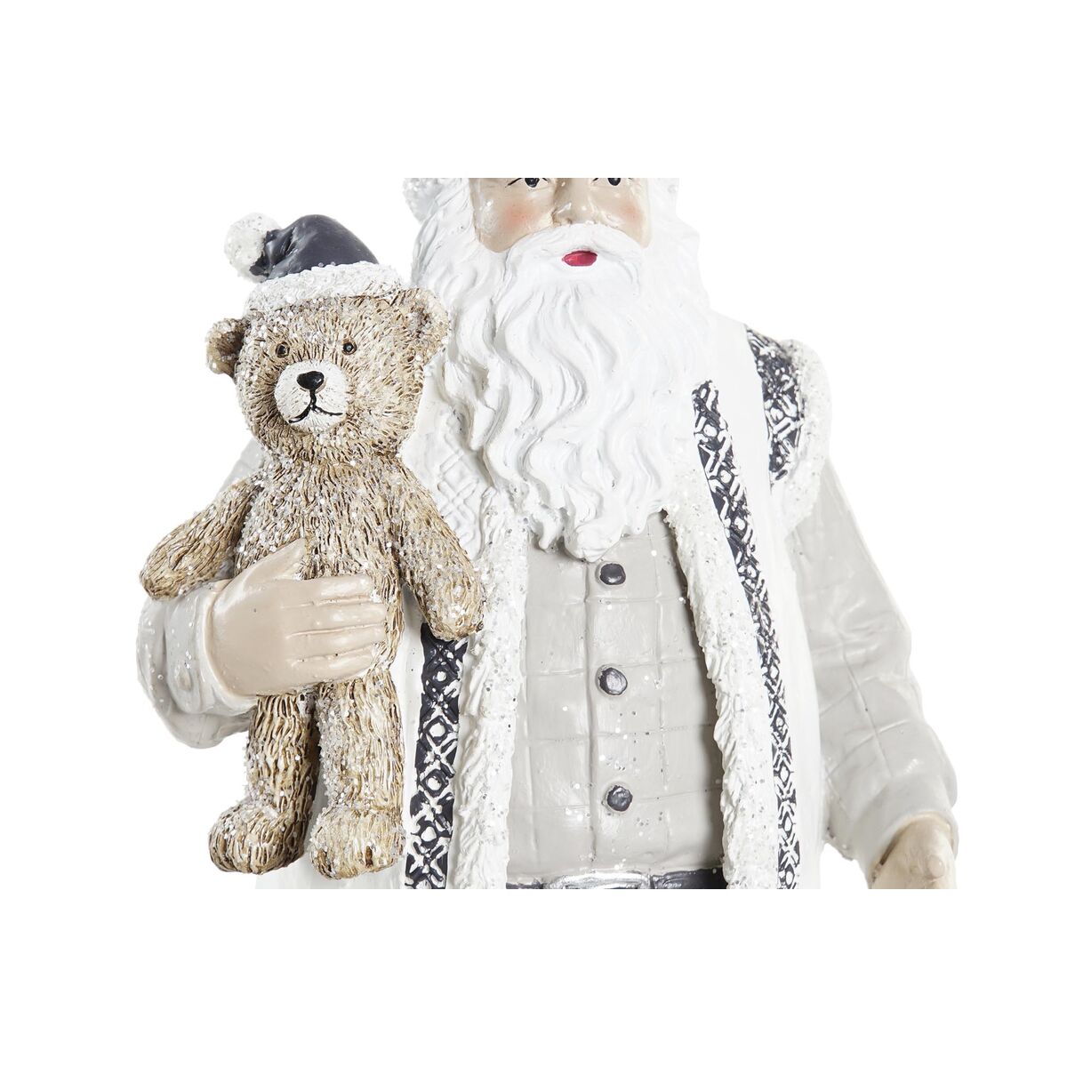 Christmas bauble DKD Home Decor Resin Father Christmas (12 x 9 x 27 cm) (2 Units)