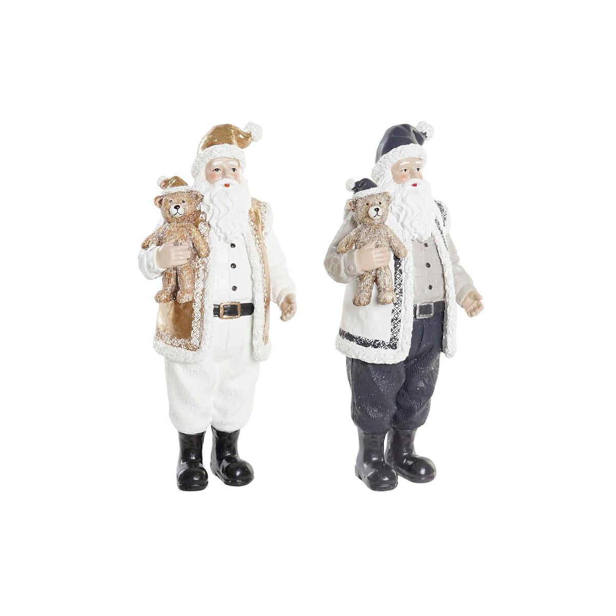 Christmas bauble DKD Home Decor Resin Father Christmas (12 x 9 x 27 cm) (2 Units)