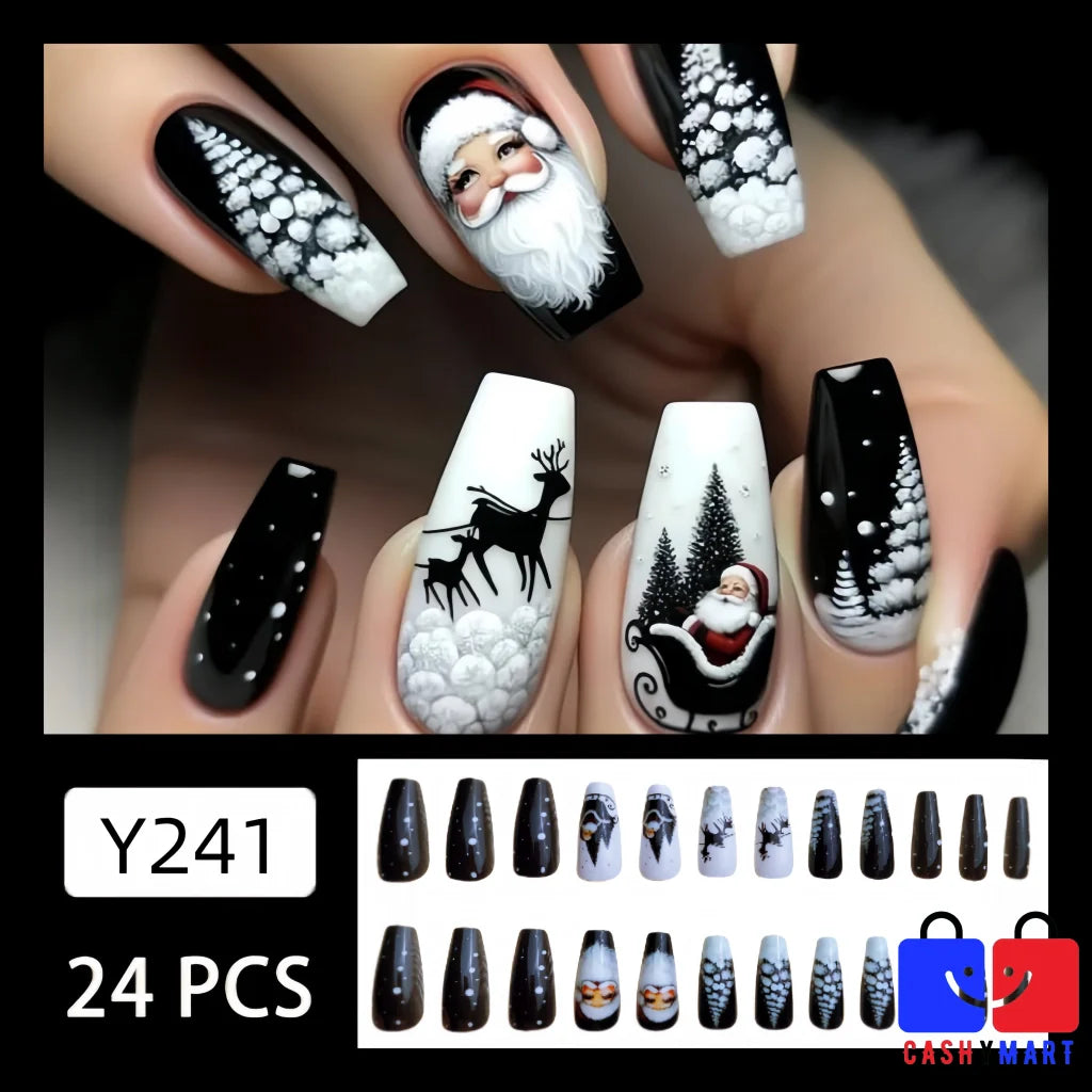 Kerst Plakbare Nagels