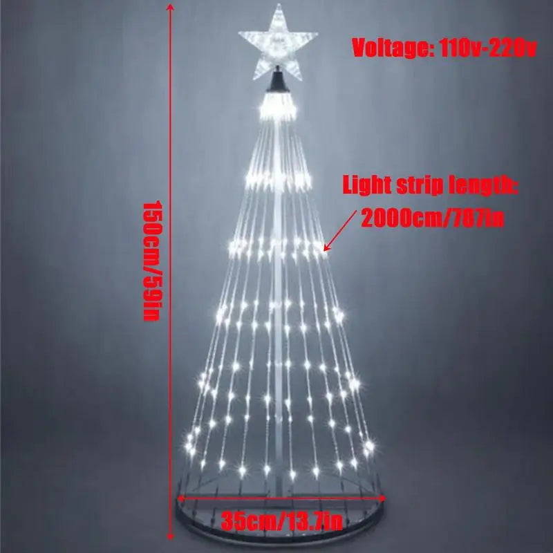 Verlichte Kerstboom Decoratie voor Buiten (LED)