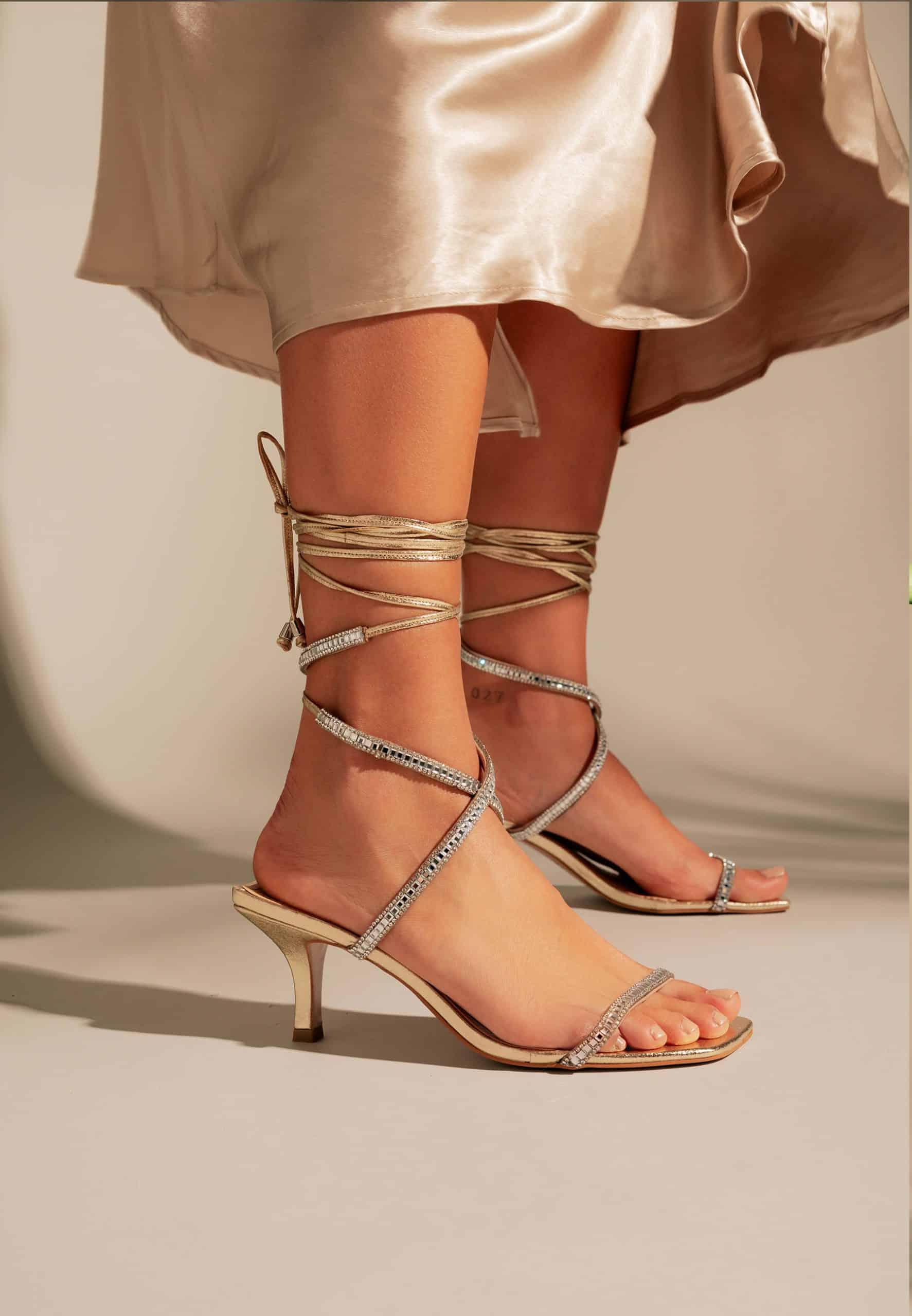 WOMENS Ankle Strap HEELED SANDALS-4