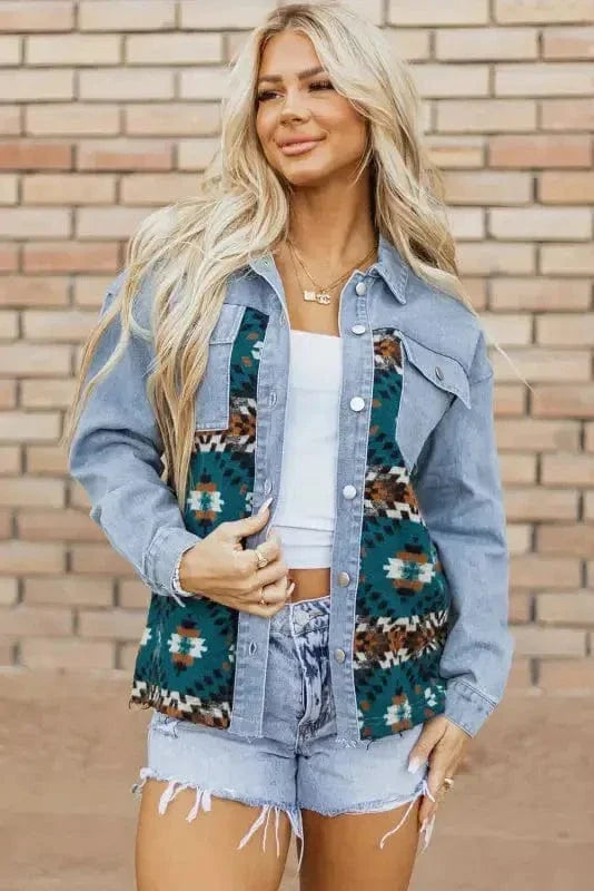 Aztec Adventure Denim Jacket-0