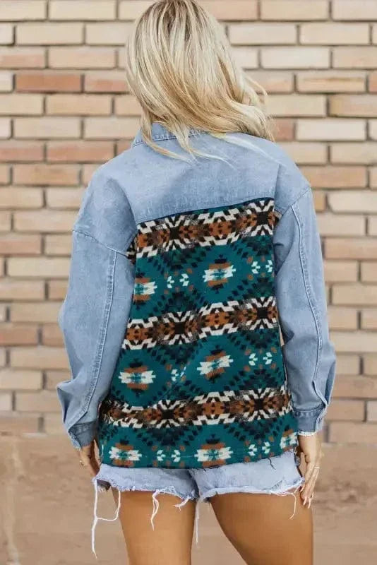 Aztec Adventure Denim Jacket-1