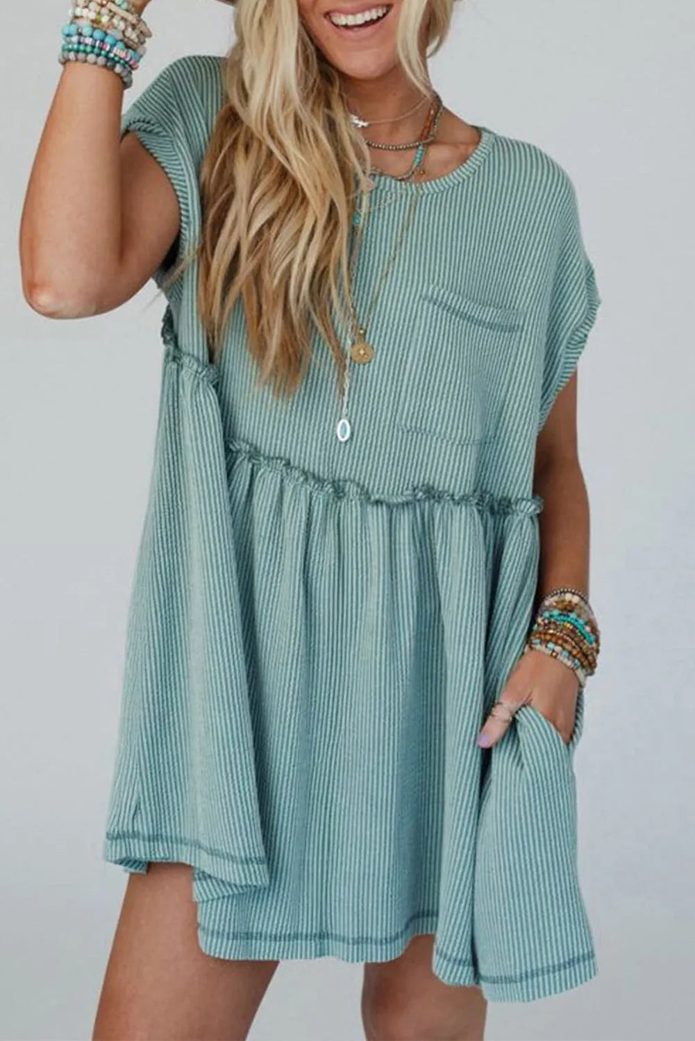 Knit Couture Swing Dress-0