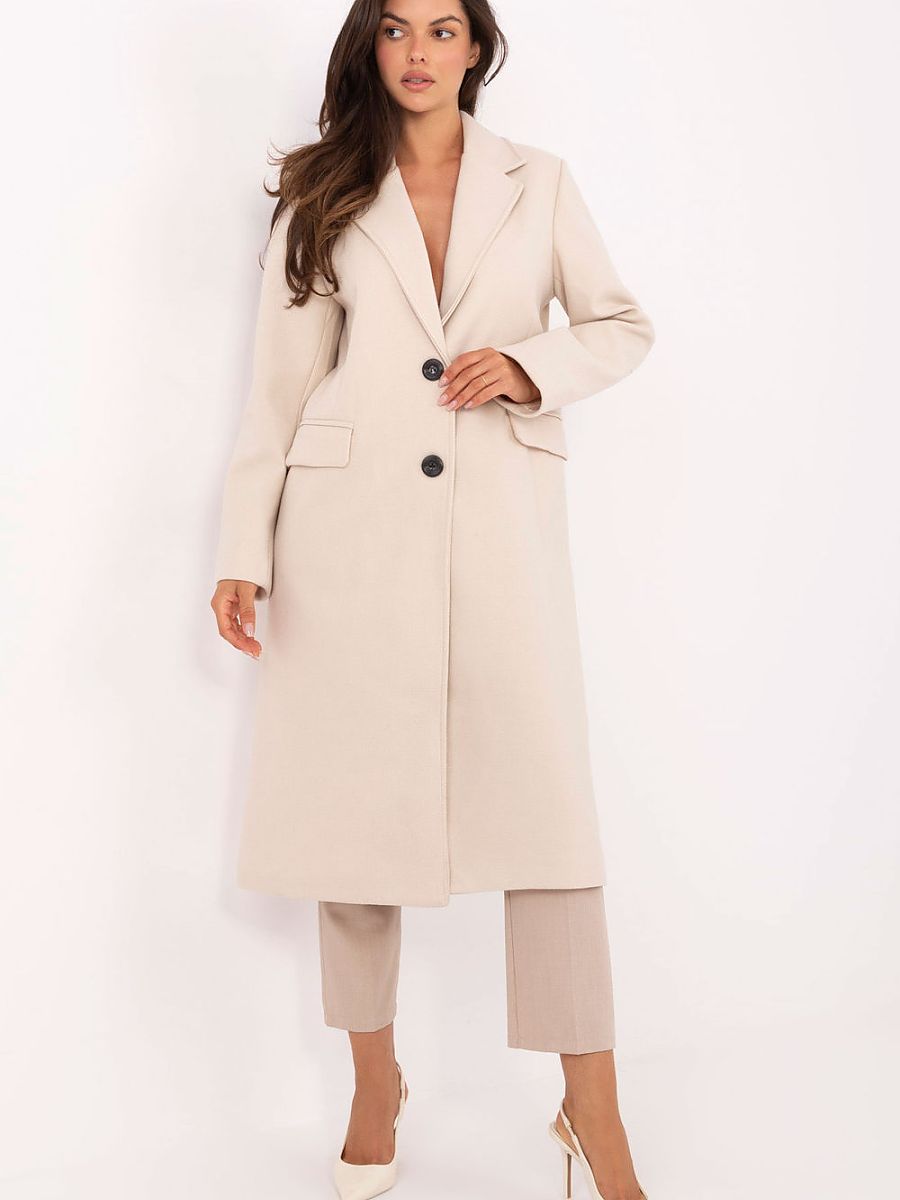 Elegante Dames Lange Jas