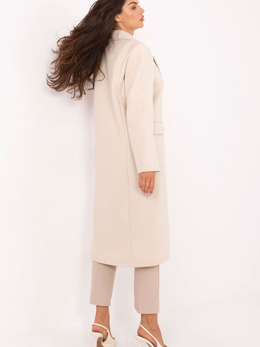 Elegante Dames Lange Jas