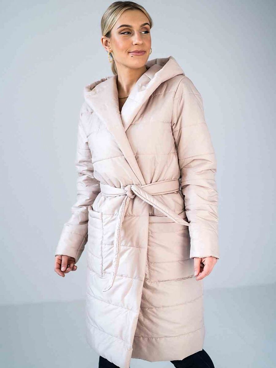 Gewatteerde Jas met Capuchon