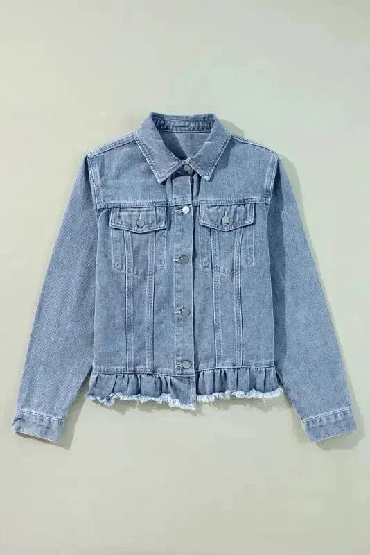 Frayed Fantasy Denim Jacket-4