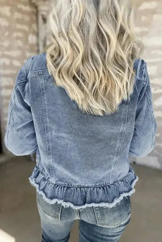 Frayed Fantasy Denim Jacket-1