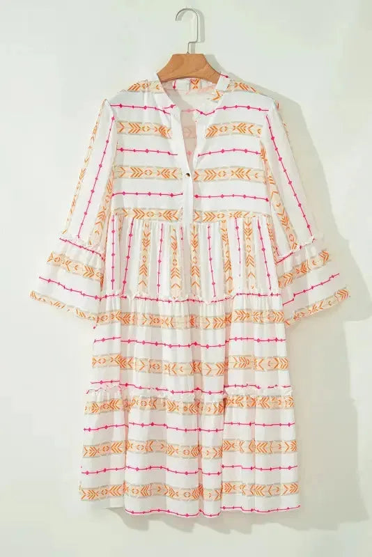 Mystic Print Flowy Dress-4