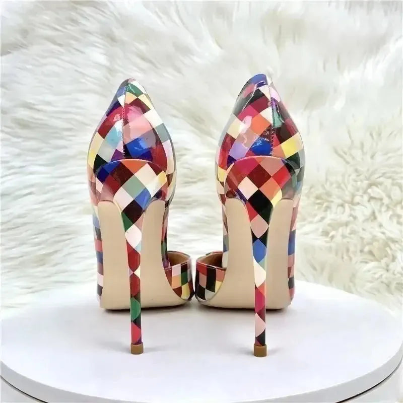 Pixel High Heels Stiletto Shoes-4