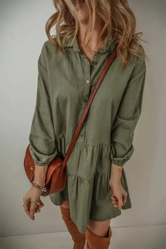 Puff Perfection Tiered Dress-2