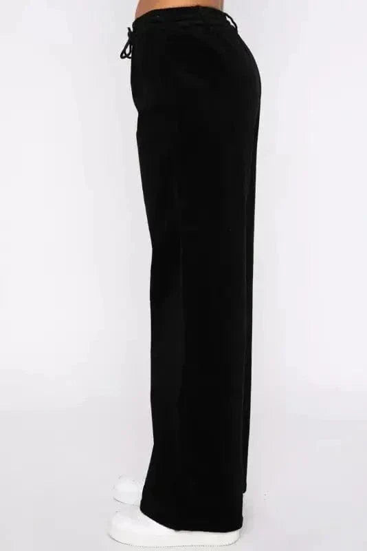 Velvet Dream Flowy Trousers-4